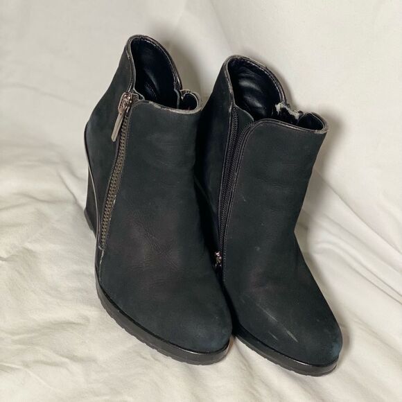 Black womens wedge heels Vince Camuto - Picture 1 of 9